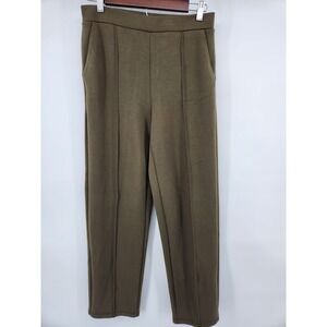 Philosophy Pull On Pants Women's Size PM Olive Stretch Elastic Waist‎ Legging